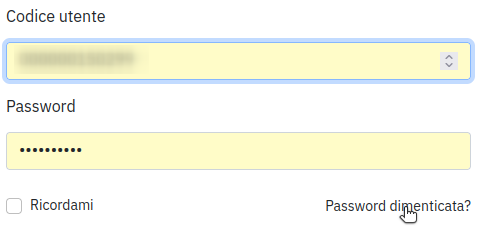 login-password-dimenticata
